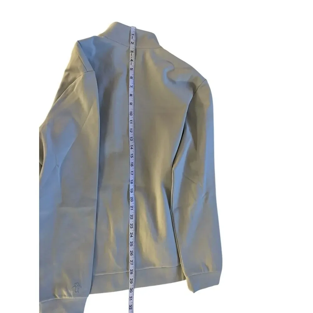 Original Penguin Neutral Beige Sport Lightweight Full Zip Jacket Size Large‎ NWT